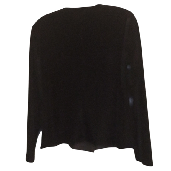 Ronni Nicole Petite Black Velvet Jacket Size Small Petite - Picture 2 of 5